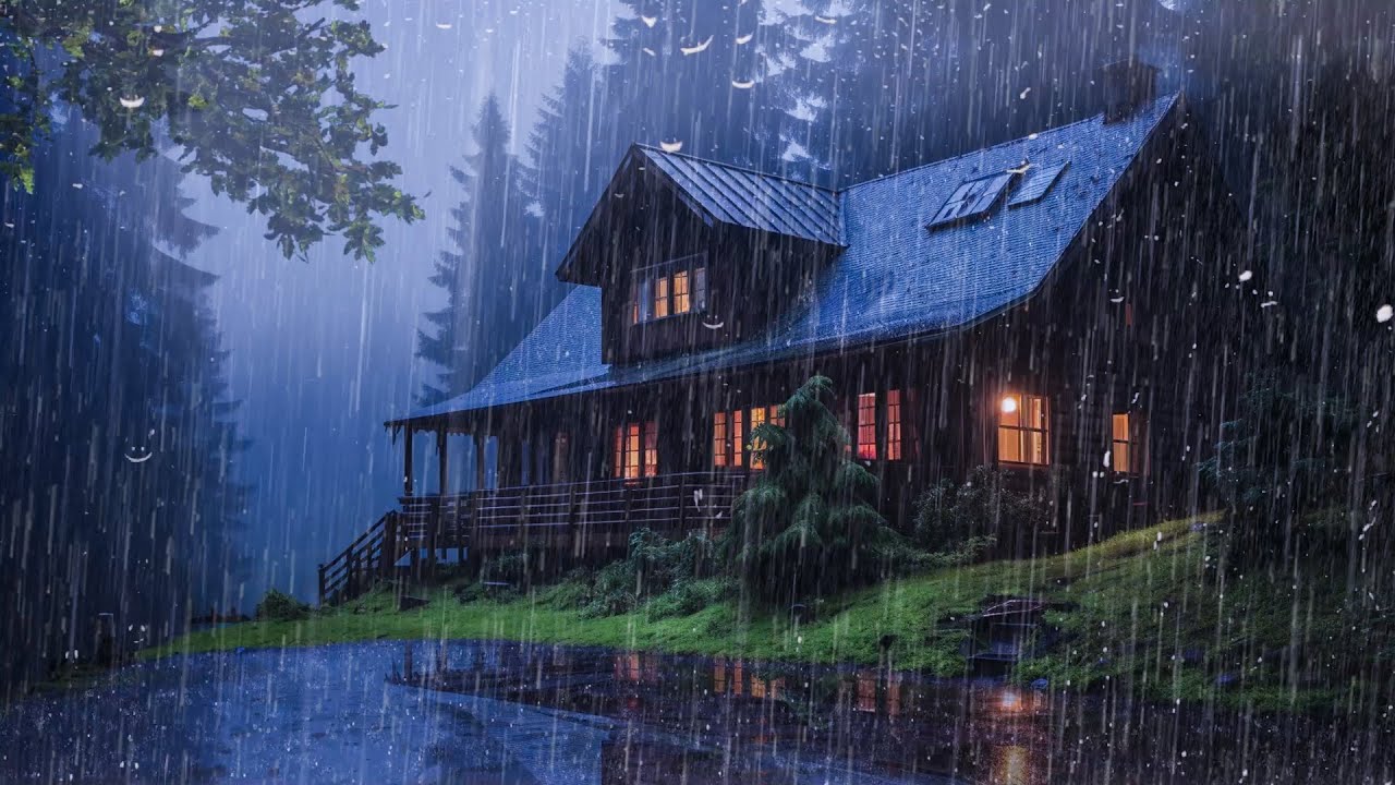 Heavy Rain To Sleep Immediately - Relax, Study, Rain Sounds For Relaxing Your Mind And Sleep Tonight