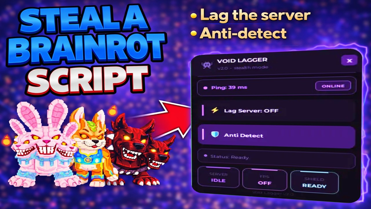 [БЕЗ КЛЮЧА] Украсть скрипт Brainrot Void Lagger | НЕ ИСПРАВЛЕНО | РАБОТАЕТ | БЕЗОПАСНО