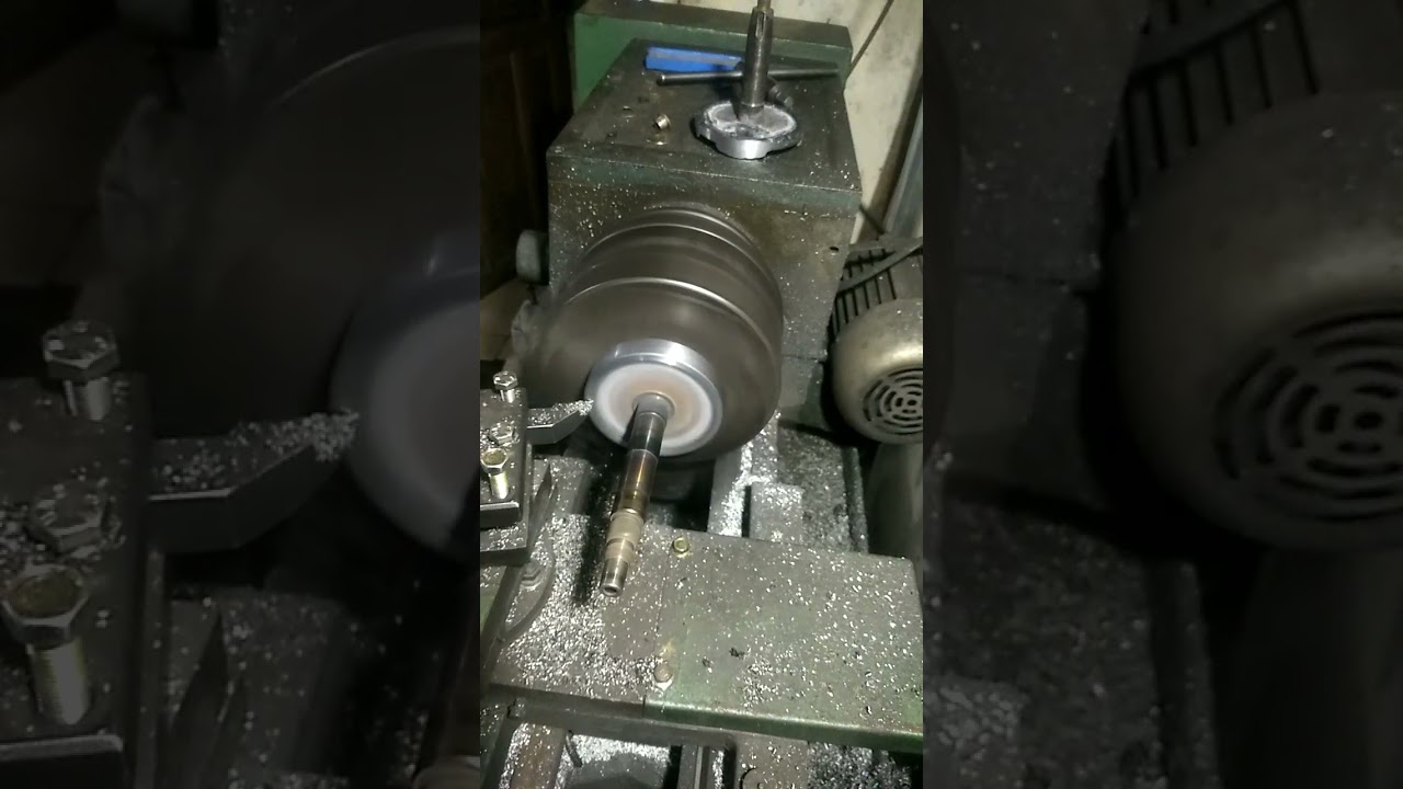 tambah daging kruk as supra grand bubut tahap awal proses stroke up 2-3mm