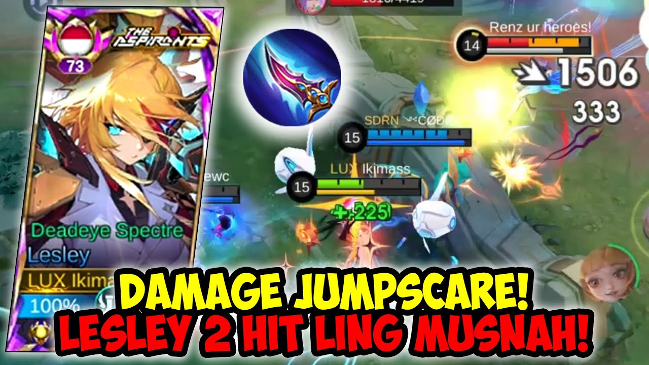 COUNTER ULTI MIYA SAMPE UNINSTALL! LESLEY HEPTASEAS DAMAGE GILAAA | Top Global Lesley Build Tersakit