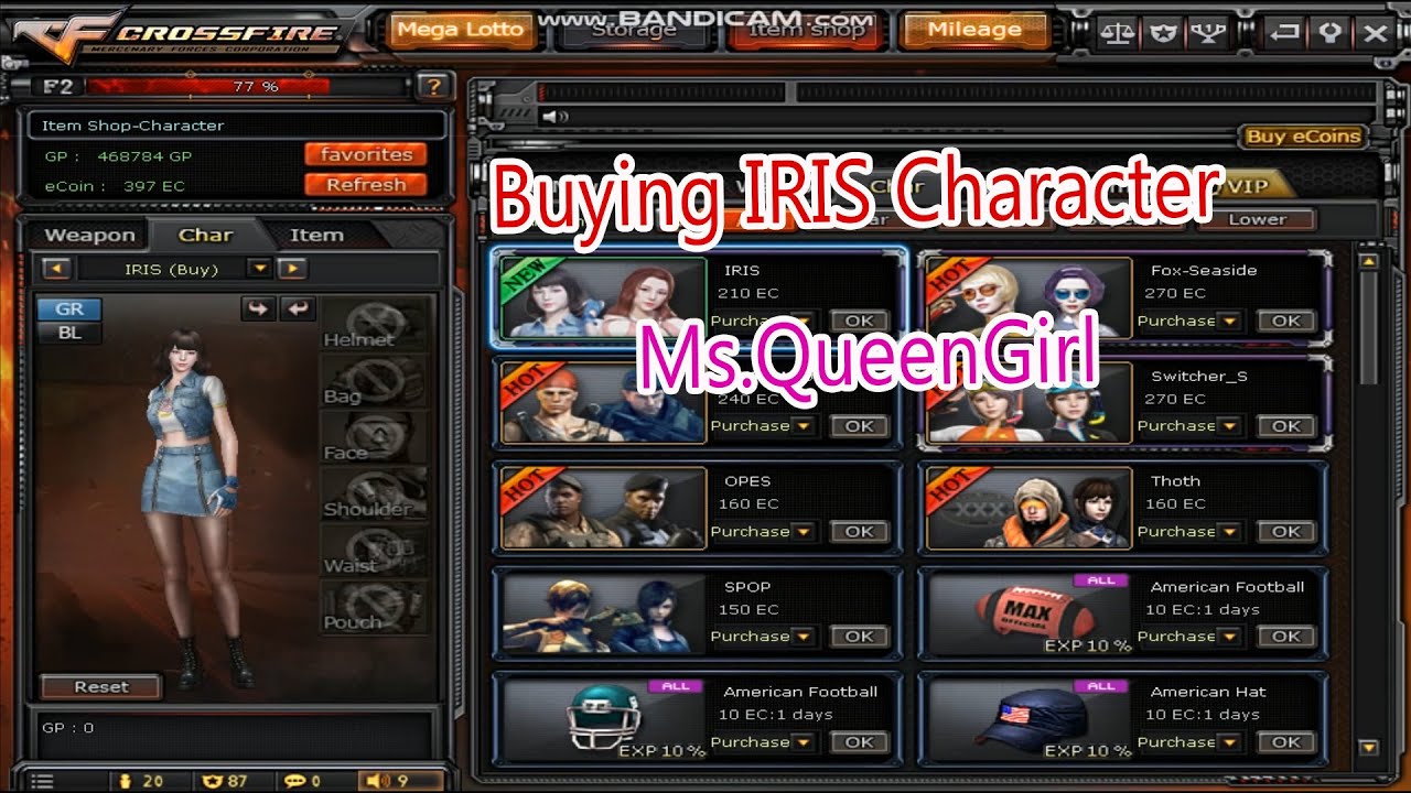 CFPH: Buying New Crossfire PH Character 