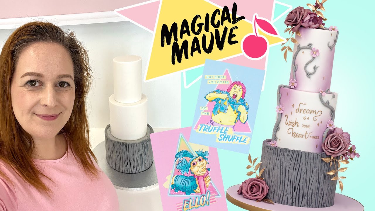 Magical Mauve Wedding Cake | Cake Life Vlog | Studio Vlog | Cherry Vlogs
