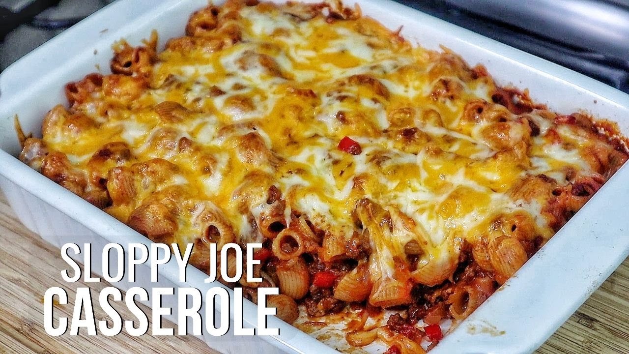 This Sloppy Joe Pasta Casserole Is Next Level Comfort Food!
