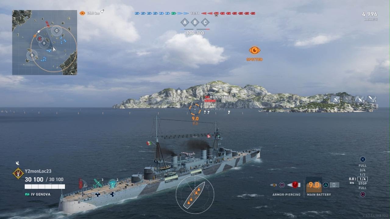 World of Warships: Legends Genova 1st game