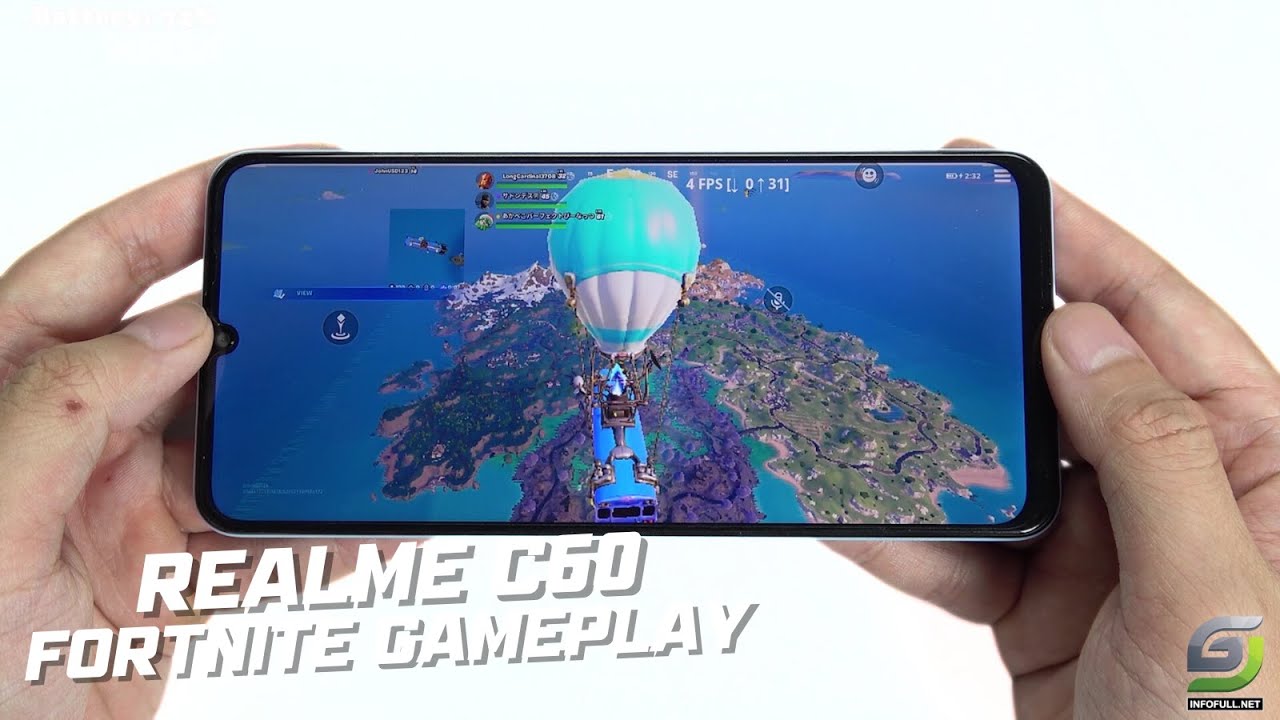 Realme C60 Fortnite Gameplay | Unisoc Tiger T612