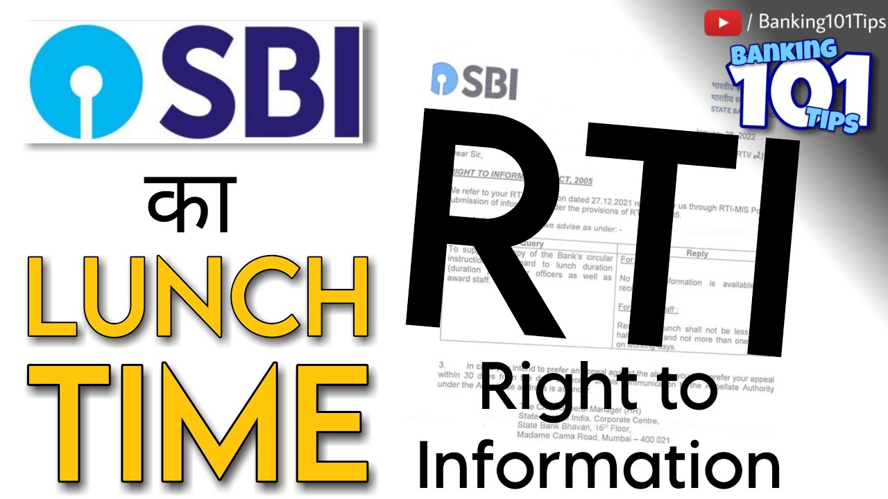 SBI का Lunch Time : होता है या नहीं  ? With Proof ! #Banking101Tips