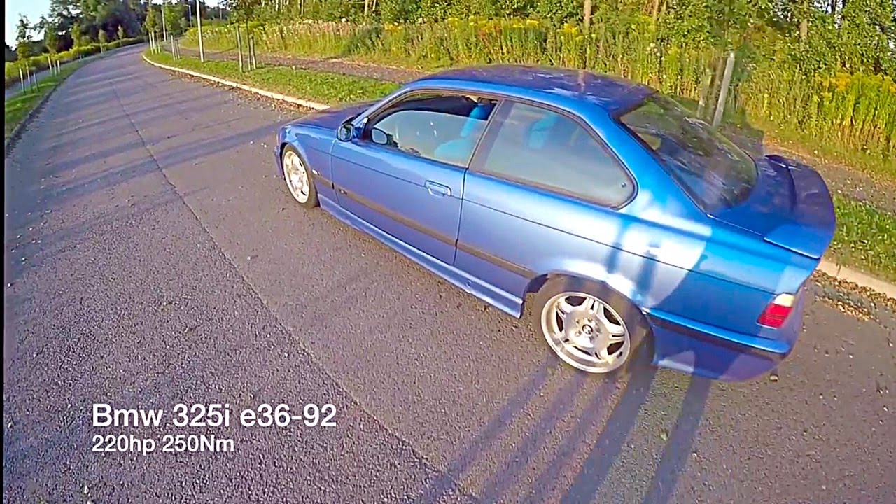 Bmw 325i e36 awesome sound/ POV drive cruise
