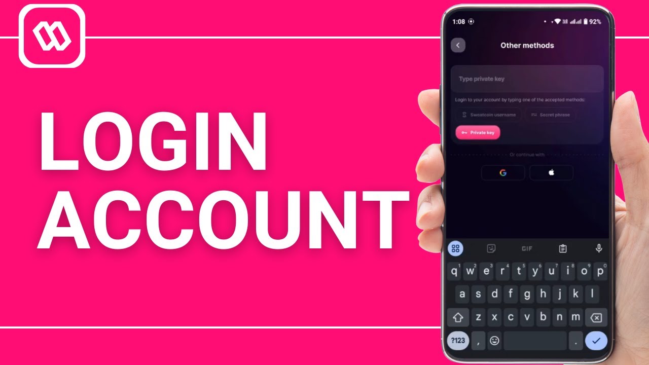 How to login Sweat Wallet Account?