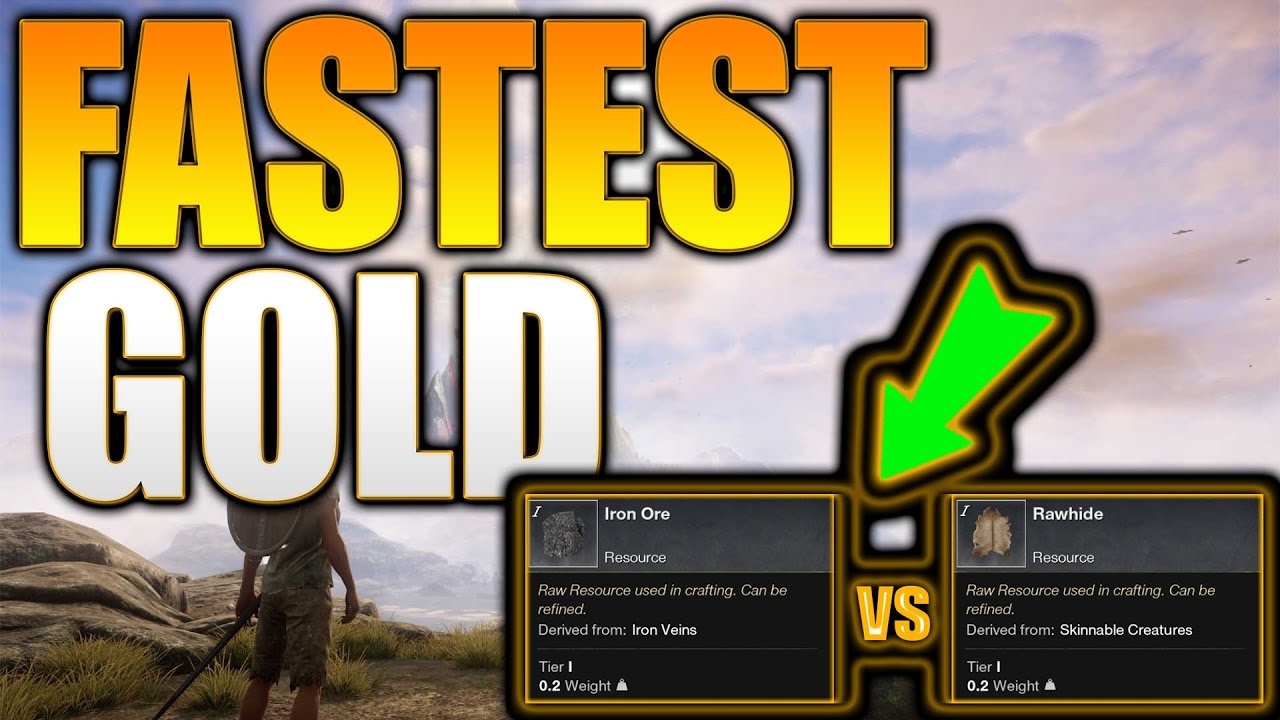 New World - Best Money Making Methods in Gathering  - New World Fastest Gold Method - New World Gold
