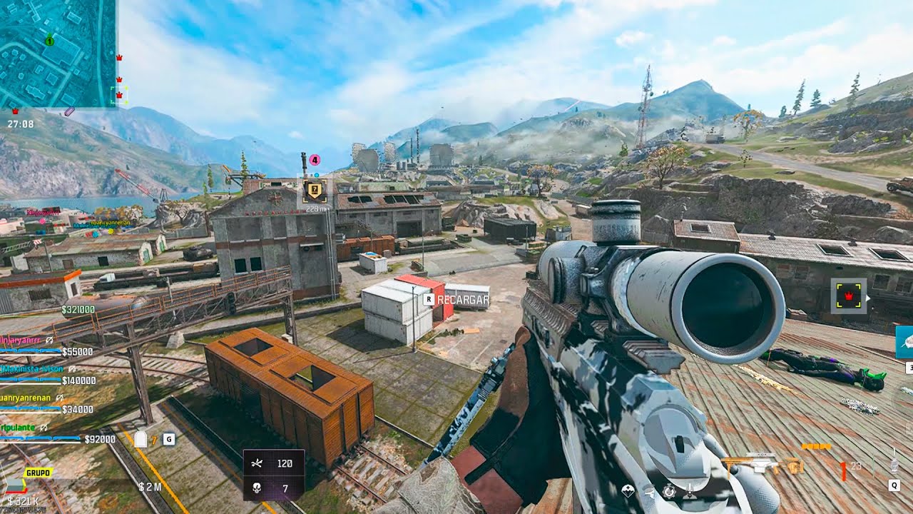 Call of Duty Warzone 3: Saqueo Sniper Gameplay Español Latino - (Sin Comentarios)
