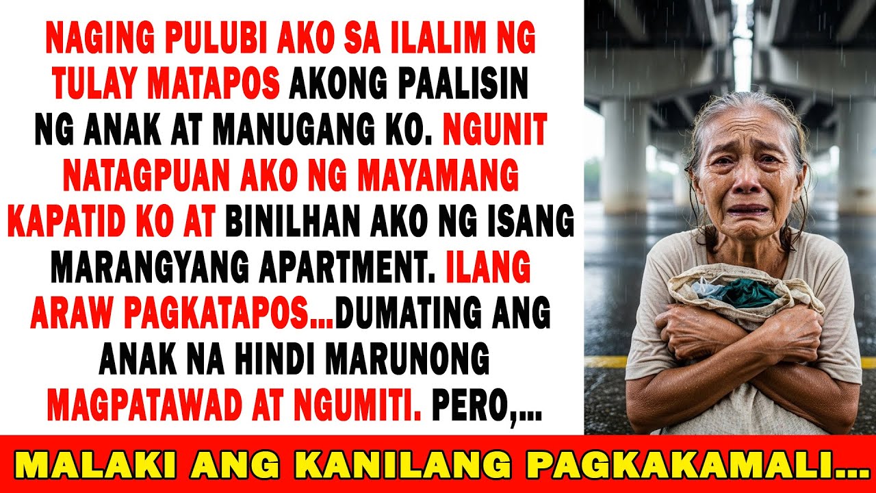 Natulog Ako Sa Ilalim Ng Tulay Matapos Itaboy Ng Anak At Manugang Ko Pero Tinulungan Ako Ng Kuyo Ko…