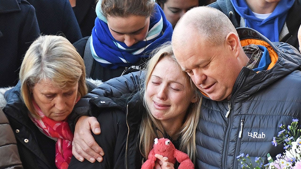 Family and girlfriend of Jack Merritt attend London Bridge vigil in Cambridge and London