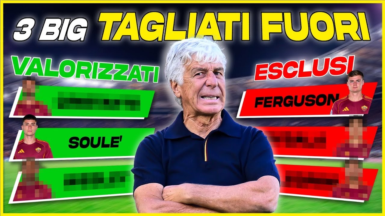 VALORIZZATO o ESCLUSO? Valuto TUTTA la Roma di Gasperini (che croller&agrave;?)