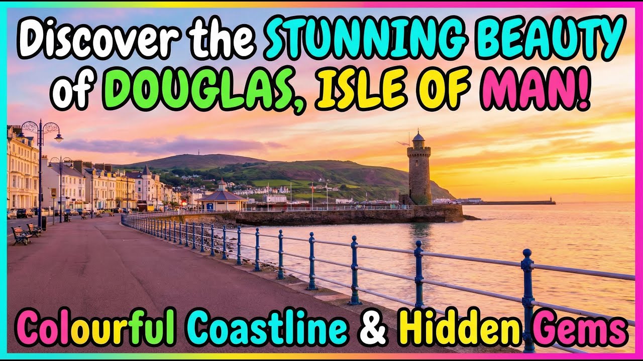 Douglas - Isle Of Man Town Centre Walk - 4K