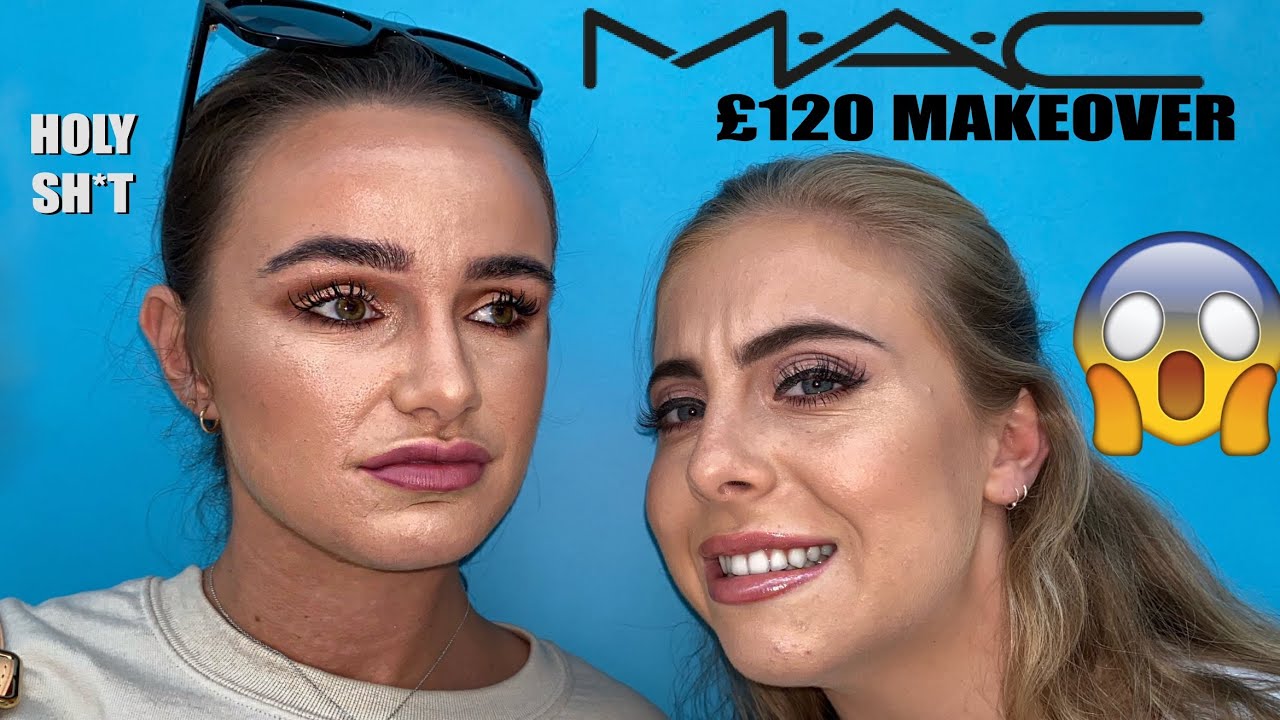 WE GOT OUR MAKE-UP DONE AT A MAC COUNTER... | Syd and Ell