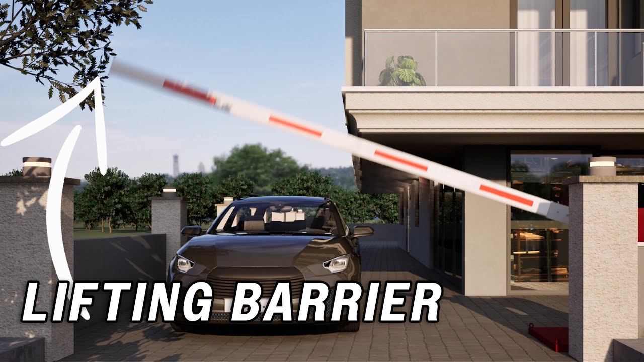 Lifting Barrier Animation in Twinmotion 2024