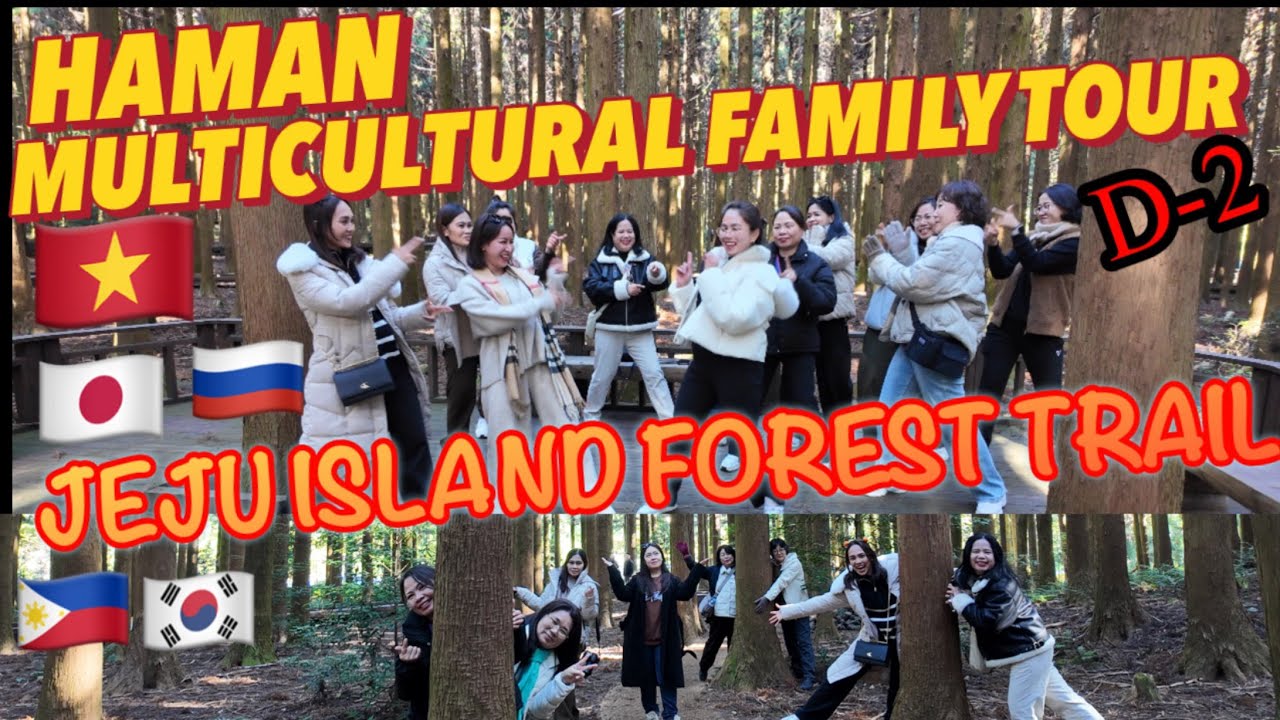 함안 다문화 센터 제주도투어 D-2/ 사려니숲길/BENEFITS BEING A FOREIGNERS IN SOUTH KOREA/ BEST HEALING PLACE IN JEJU