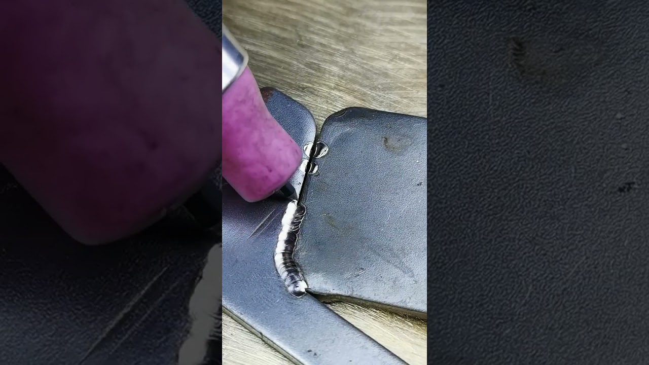 cold argon gas TiG tacking welder welding..😱😱