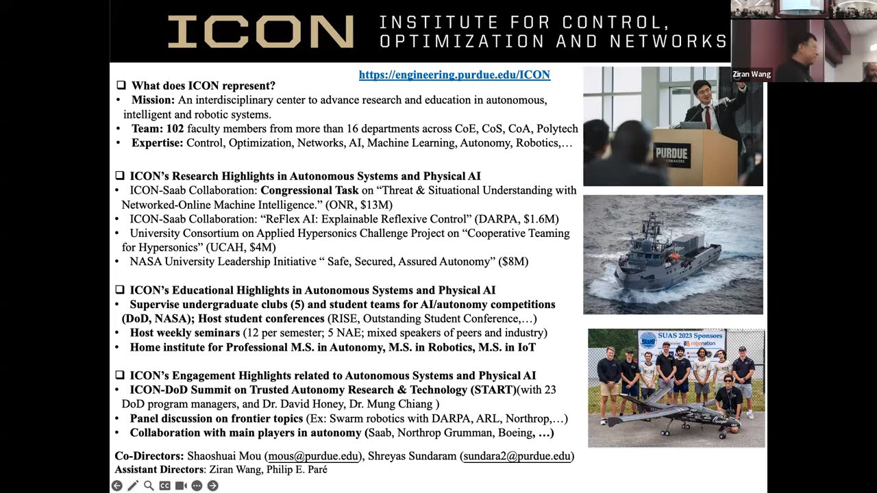 [ICON Fall25 Welcome Event] Introduction, Lightning Talks, and Seminar