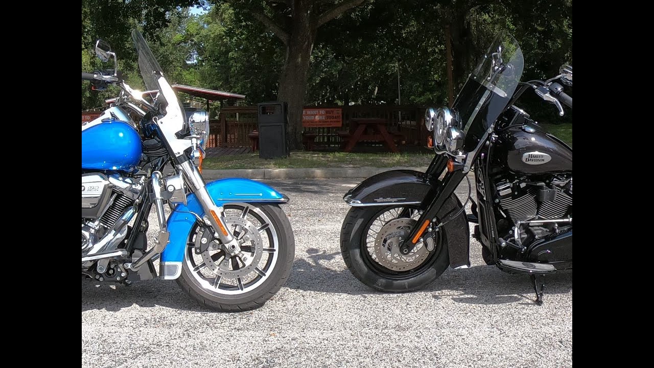 Harley-Davidson Road King Vs the Harley-Davidson Heritage...