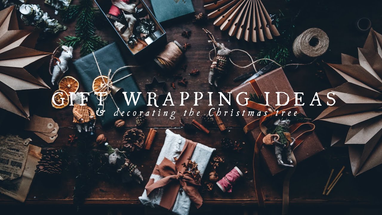 Gift Wrapping Ideas & decorating the Christmas tree