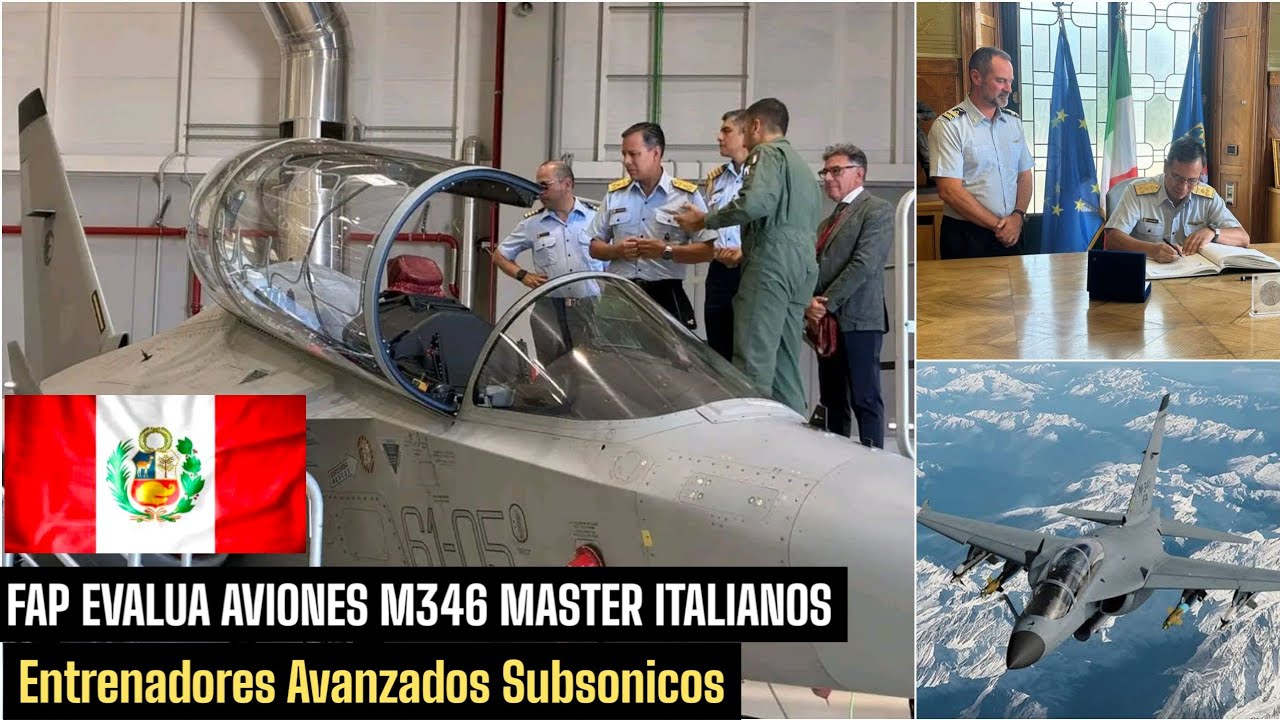 FAP eval&uacute;a Avi&oacute;n M346 Master como futuro Avi&oacute;n  de entrenamiento Avanzando‼️🇵🇪🇮🇹