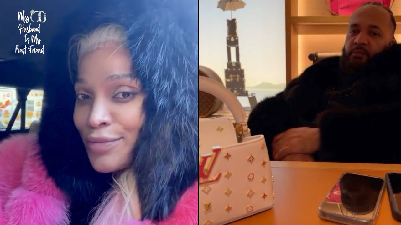 Balistic Beats & Wife Joseline Get Furred Up For Louis Vuitton Shopping Spree! 👜