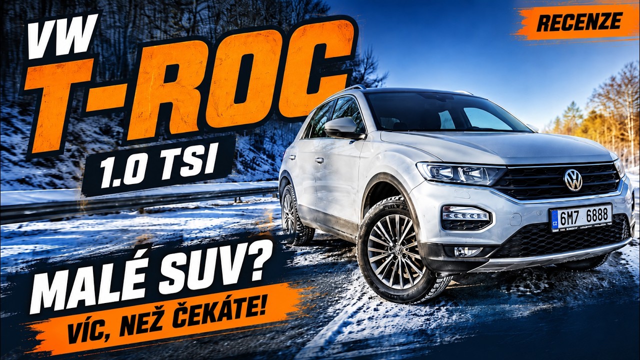 TEST: Volkswagen T-ROC s tříválcovým 1.0 TSI - bude to stačit?