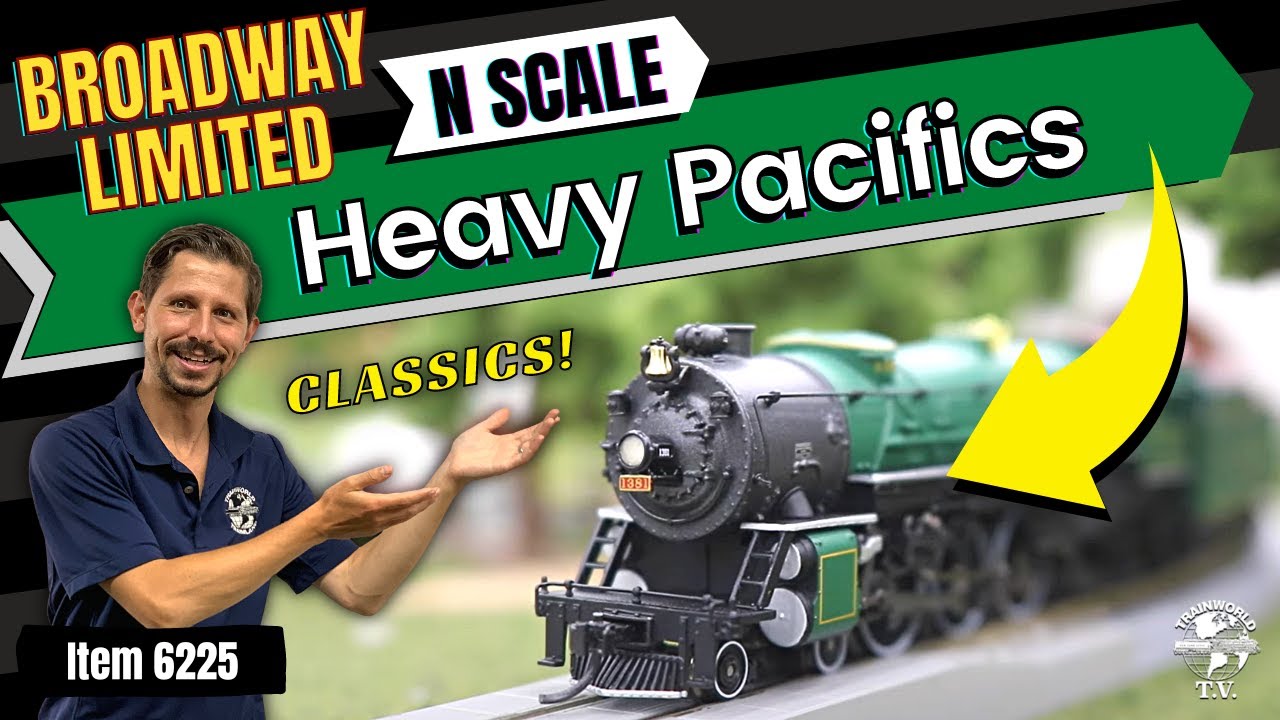 N Scale Broadway Limited - Heavy Pacific 4-6-2 Steam Locomotives