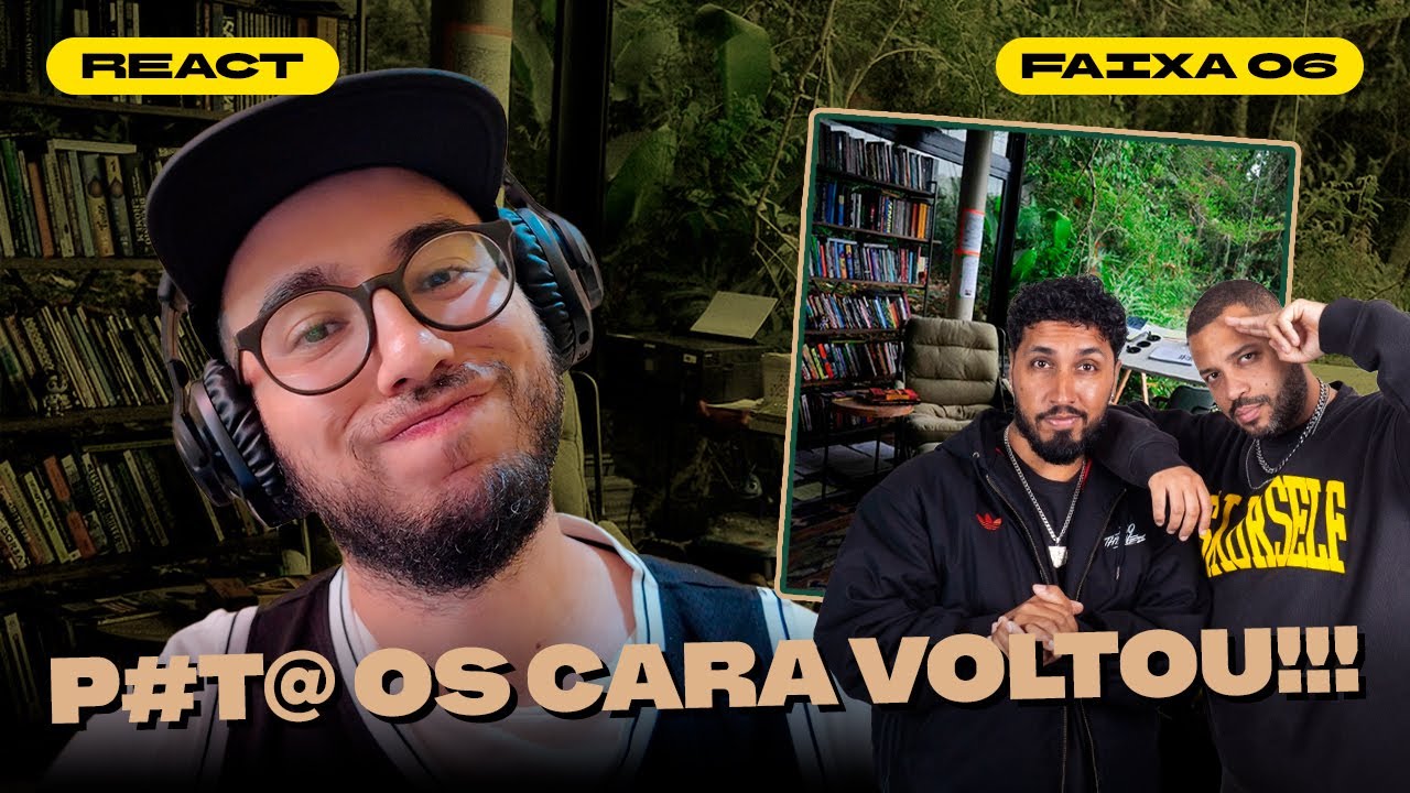 REA&Ccedil;&Atilde;O: Emicida - A mema pra&ccedil;a part. Rashid e Projota - FAIXA 06