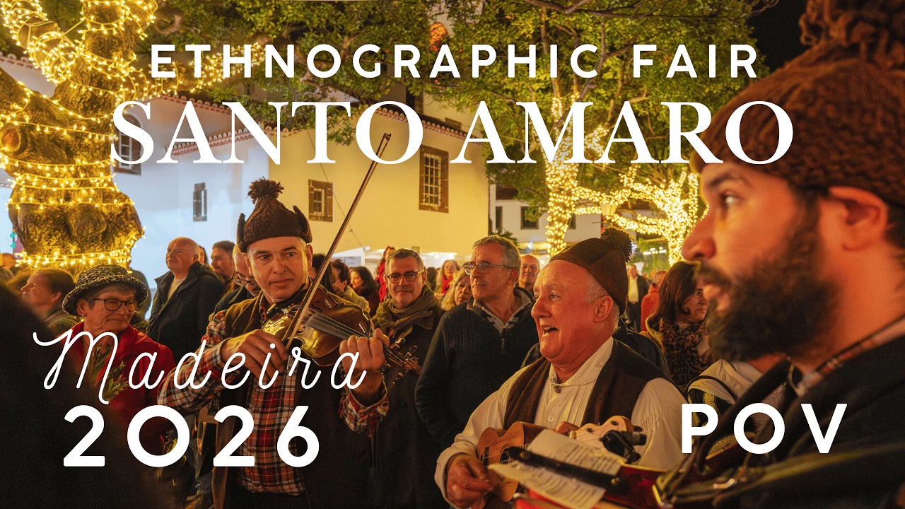 Santo Amaro 2026 Night Walk | Folk Music, Dancing & Traditions in Santa Cruz, Madeira
