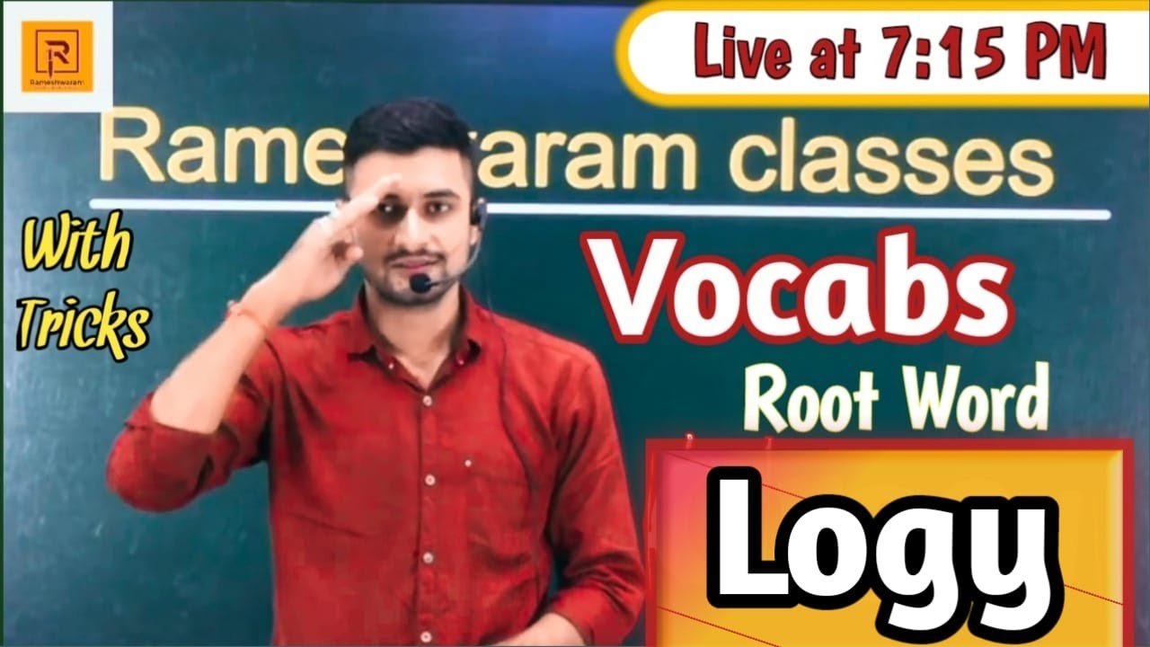 Episode - 04 || Root Word vocabulary || Logy/ विज्ञान || by Shanu Sir #English #Vocabs #Root_words