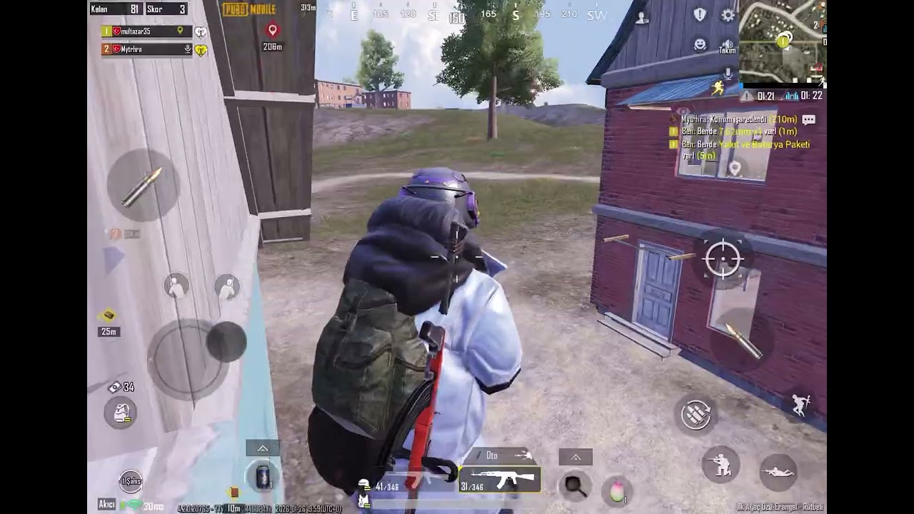 Eşimle Pubg oynuyoruz 41 - barkle hiç işe yaramadı - 19 kill