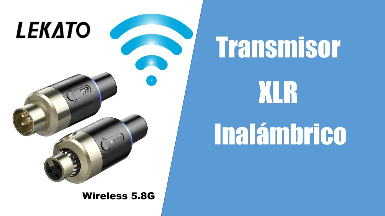 Transmisor Inalámbrico XLR Lekato MW-1