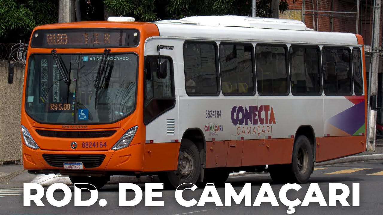 Ônibus em Movimento #12 - Rodoviária de Camaçari | Movimento no terminal rodoviário e urbano.