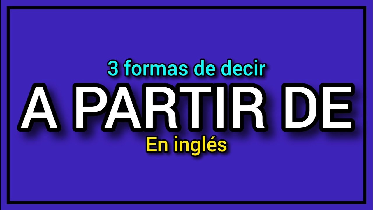¿Cómo se dice 