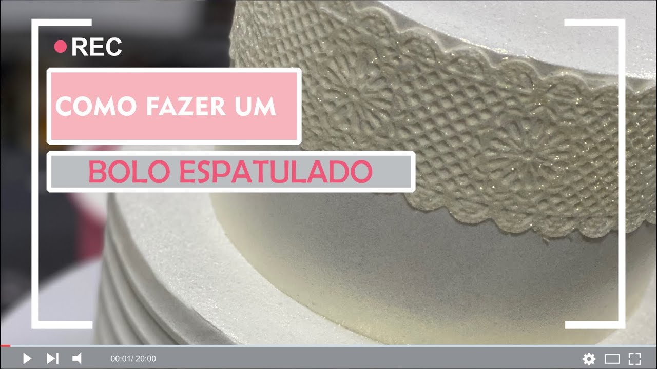 Como fazer um bolo espatulado.