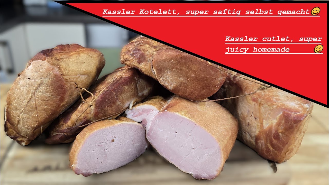 Kassler Kotelett, supersaftig  einfach selbst gemacht😋/  Kassler cutlet, super juicy easy homemade😋