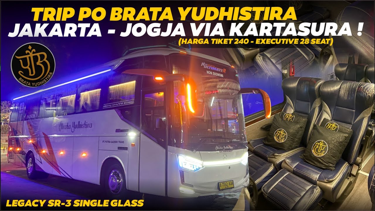 PERJALANAN CUKUP 9 JAM SAJA‼️🤩 BUS PENDATANG BARU YANG SEDANG NAIK DAUN🍃 Trip Brata Yudhistira BY 02