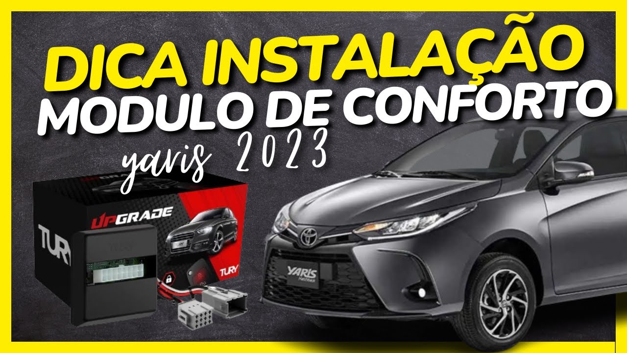 INSTALAÇÃO MODULO DE CONFORTO YARIS COM TODOS OS VIDROS AUTOMATIZADOS E REBATIMENTO NO RETROVISOR