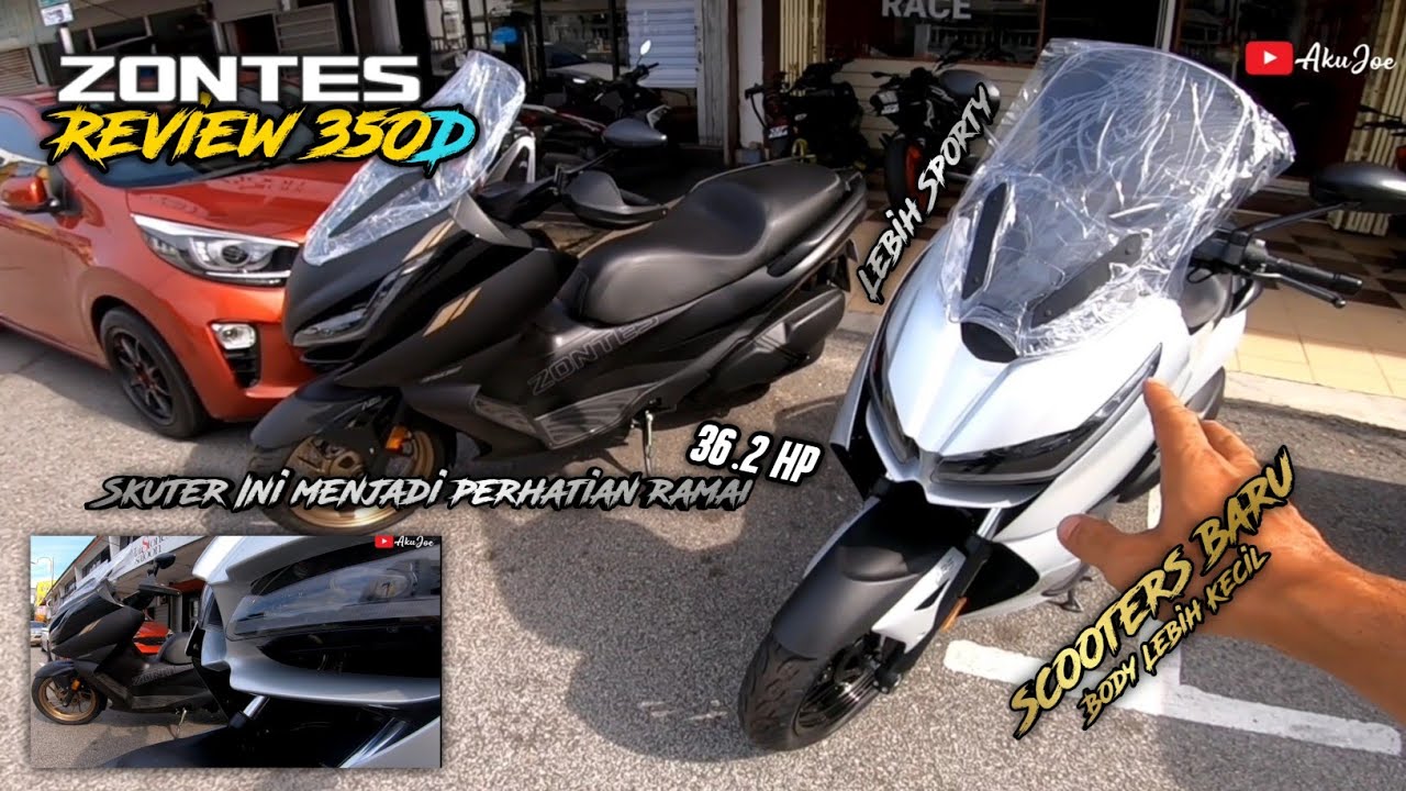 Review Zontes 350D • Lebih Sporty 350cc (36.2 Hp) @akujoe