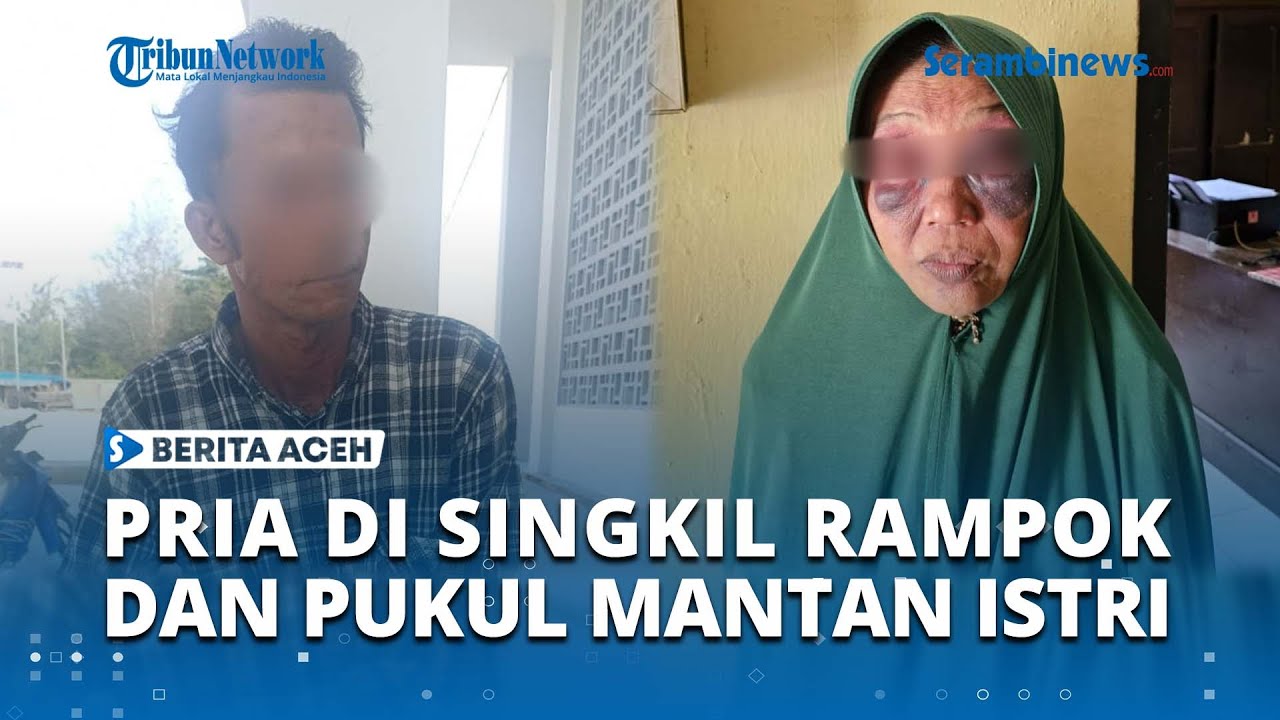 Pria di Singkil Rampok Mantan Istri, Sempat Kembalikan Barang Curian sebelum Diringkus Polisi