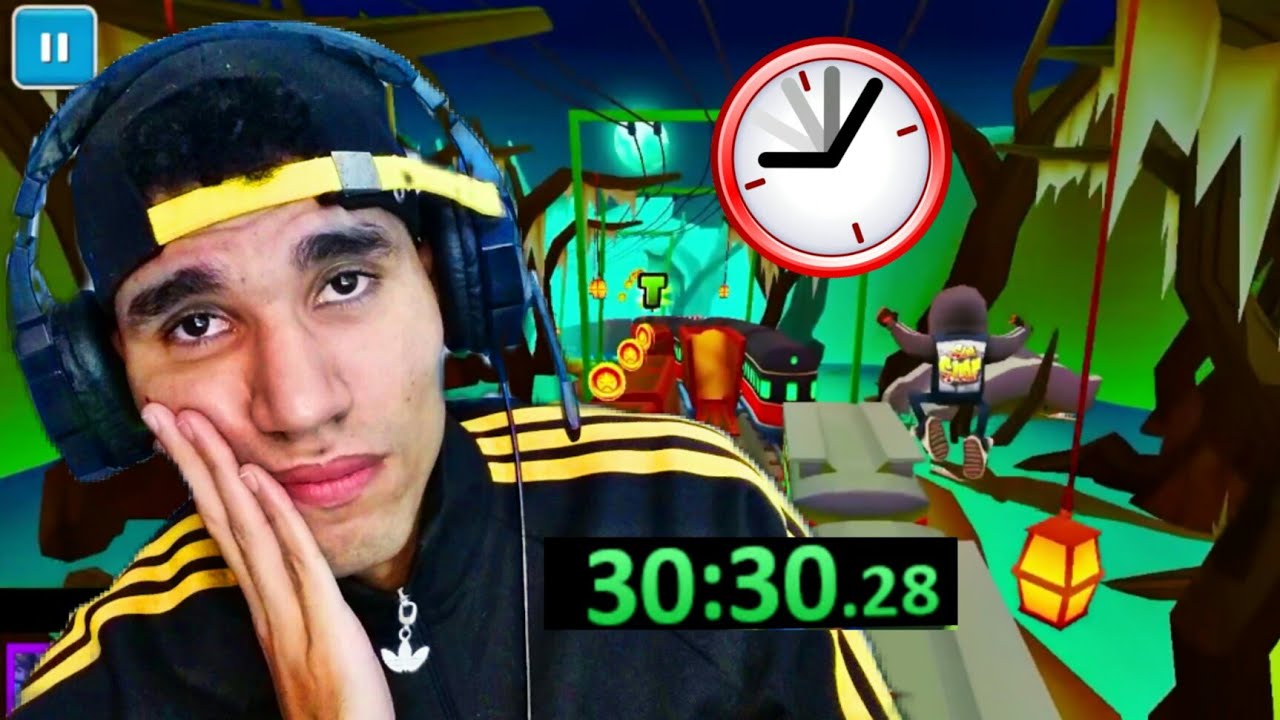 ASMR SUBWAY SURFERS NO COIN ATÉ PEGAR A TRICKY! (som de teclado mecânico e voz suave)