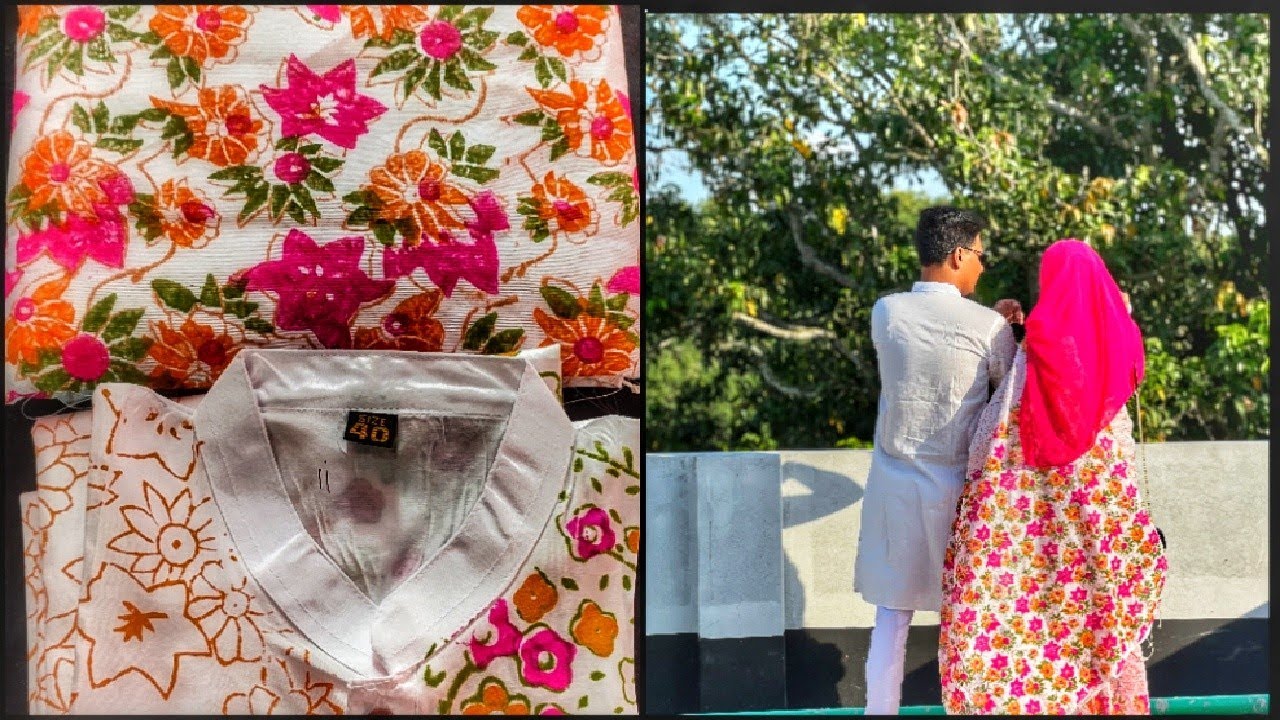 Online Viral couple set review।। #couple #saree #coupleset #humiyasworld