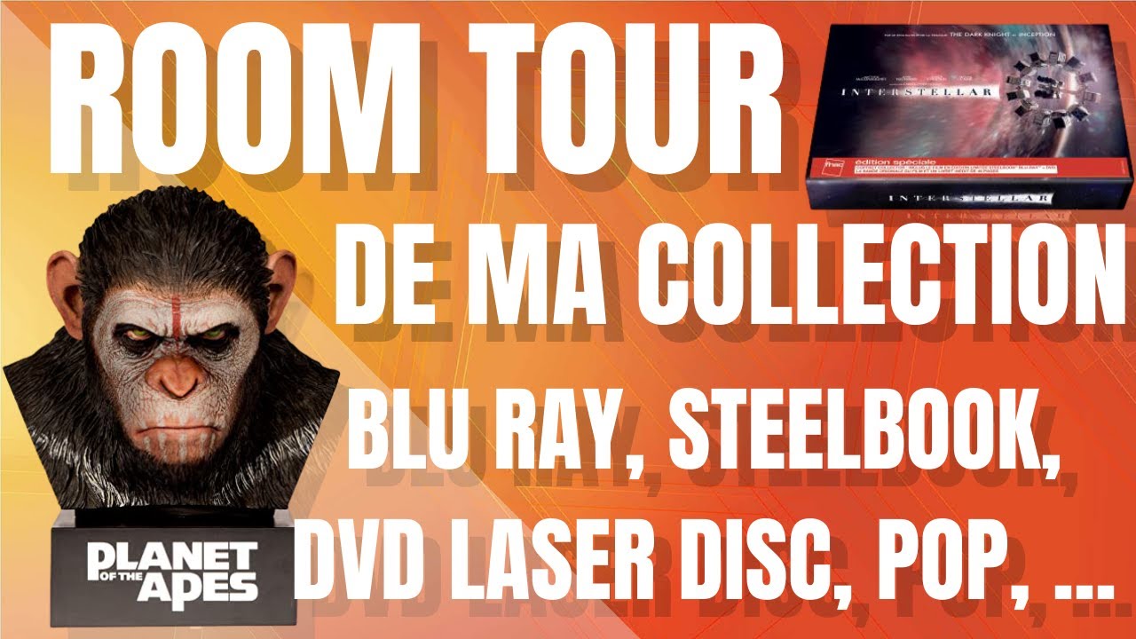 ROOM TOUR MA COLLECTION COMPLETE DE BLU RAY, STEELBOOK, DVD, LASER DISC, POP, ...