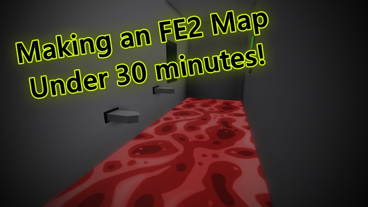 I made an FE2 map under 30 minutes for views | Roblox