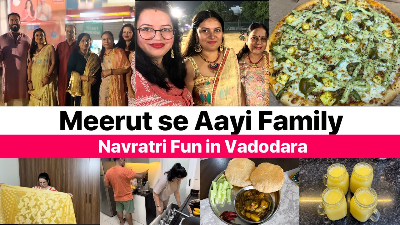 Dekho Kaun Aaya? Meerut Se Aayi Family | Mazedaar Khana Banaya | Navratri Garba Fun