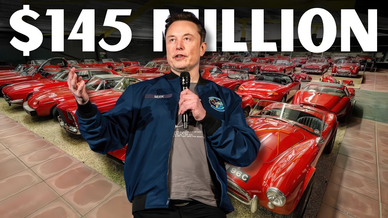 Elon Musk's CRAZY $980 Million Car Stash Revealed! ( Full Garage Tour)