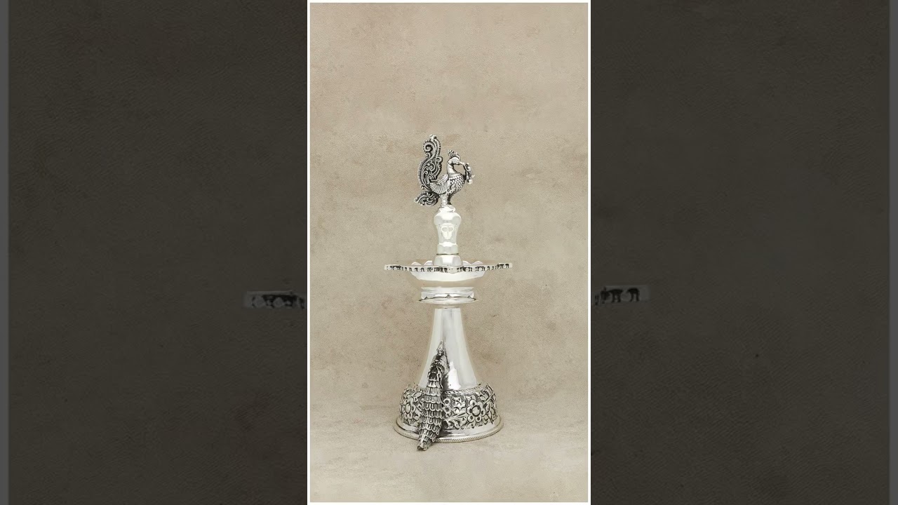 Unique and Timeless Pure Silver Lamp