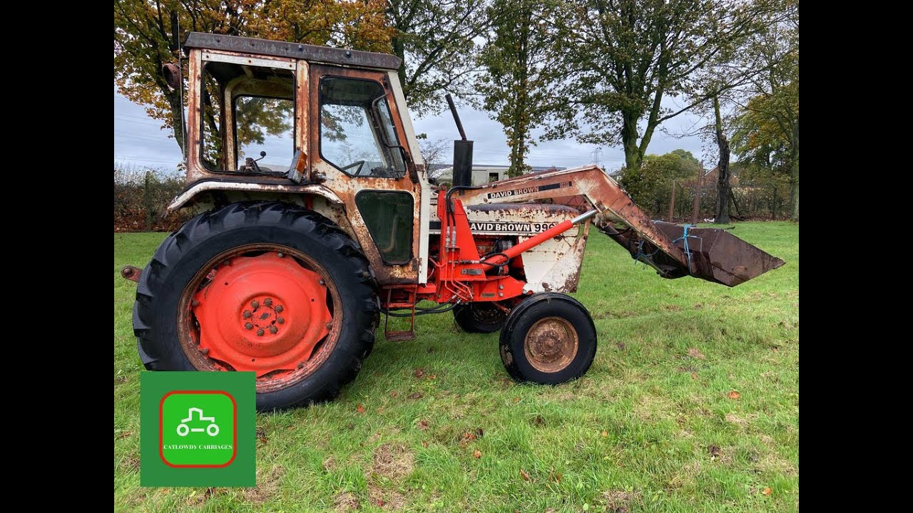 DAVID BROWN 996 LOADER TRACTOR SOLD BY www.catlowdycarriages.com